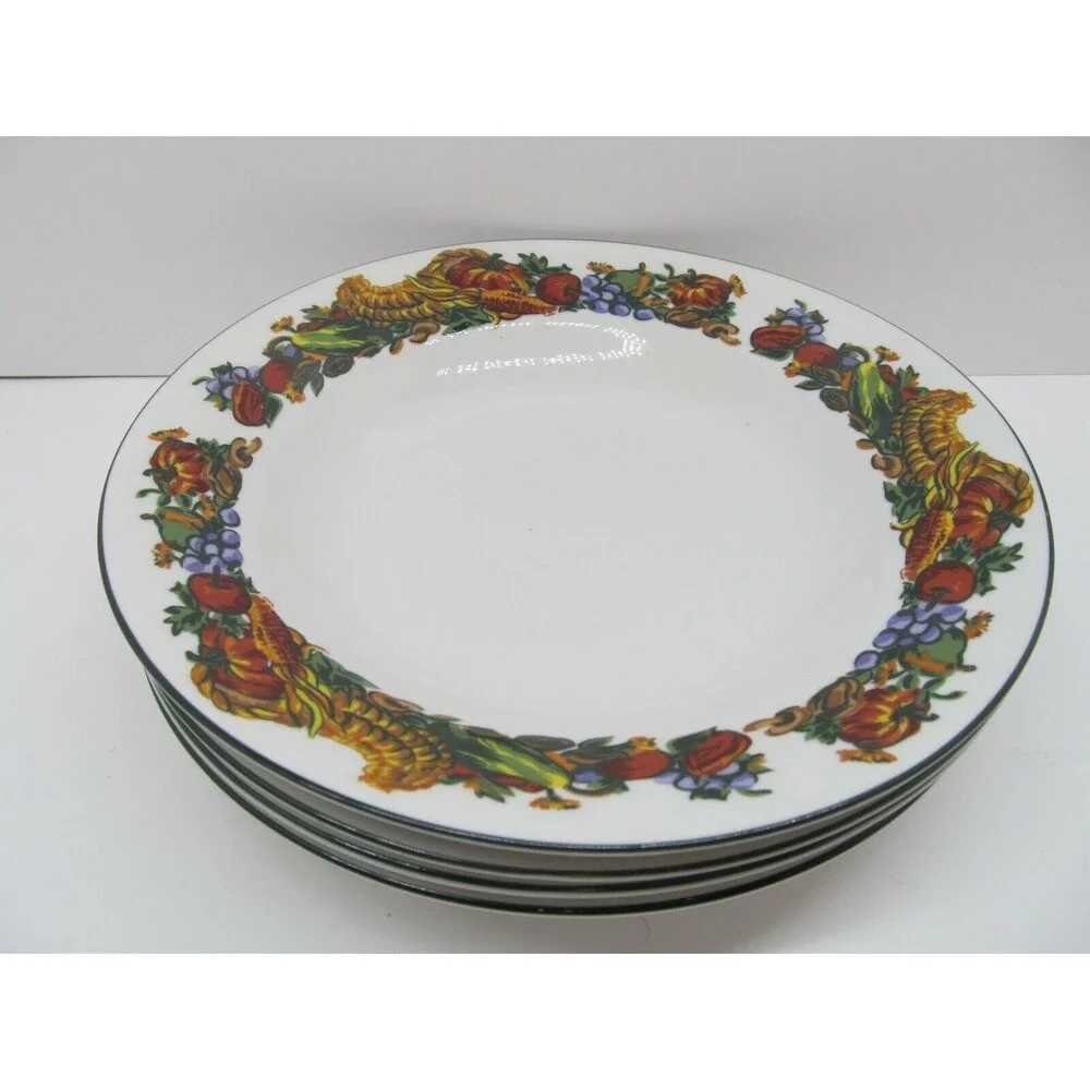 Pilgrams Harvest American Atelier Soup Bowls bundle of 4